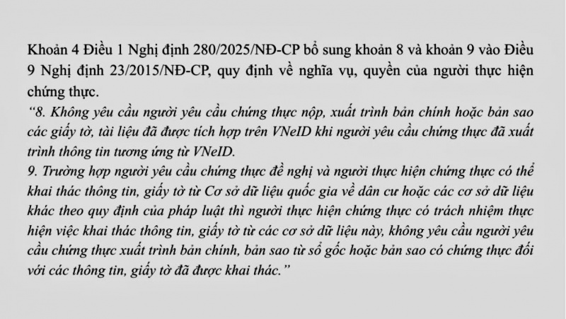 Quyền, nghĩa vụ của người thực hiện chứng thực